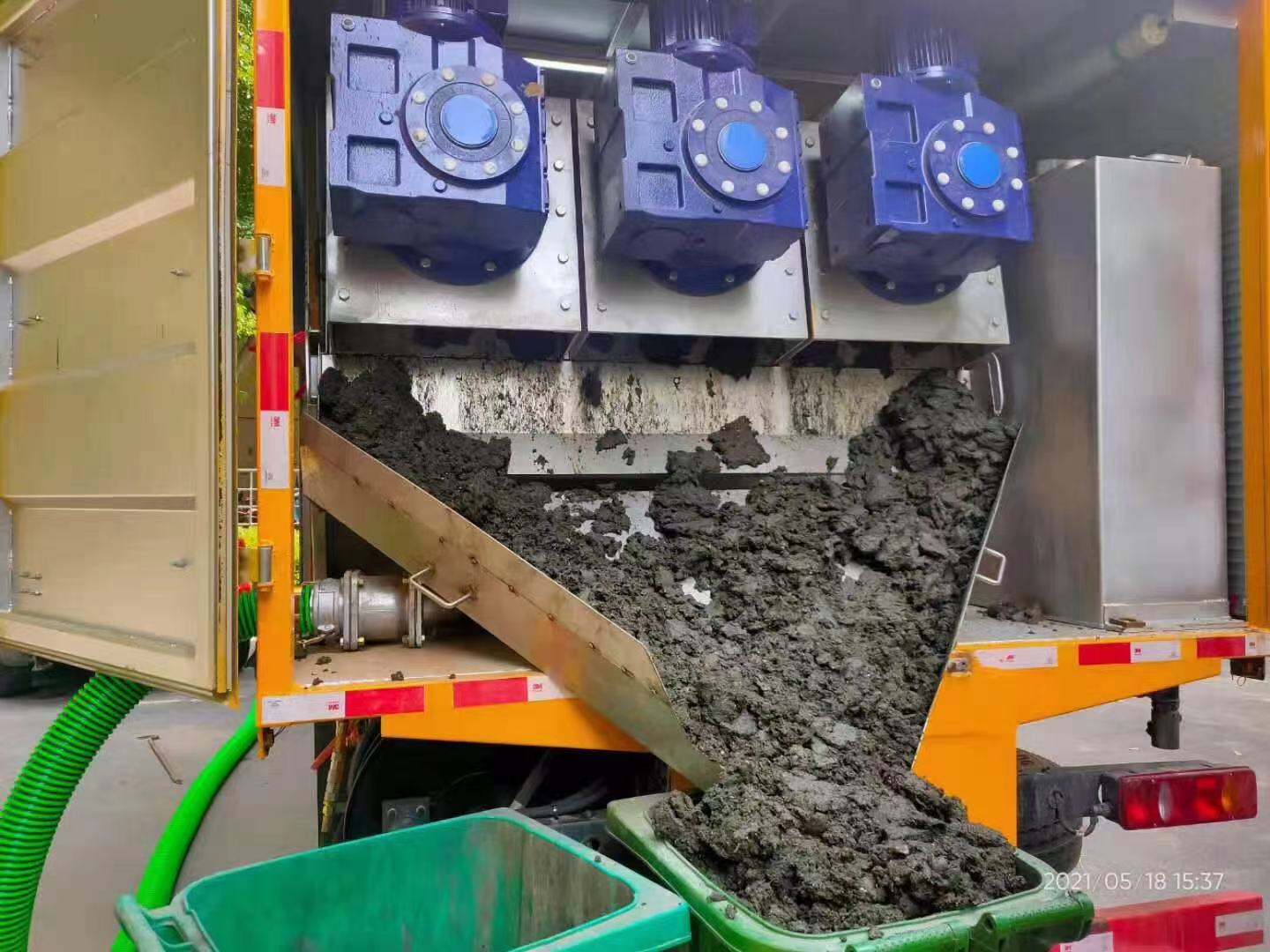 清涧化粪池清掏城市维护站-泥浆净化干湿分离处理